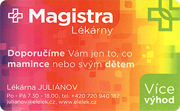 Klientská karta - Magistra Lékárny